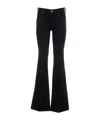 7 For All Mankind Corduroy Trousers Jeans Black In Black