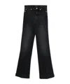 7 For All Mankind Belt Loop Jeans In Black