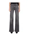 7 For All Mankind Ultra High-rise Jo Jeans In Black