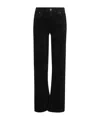 7 For All Mankind Belt-loop Jeans In Black