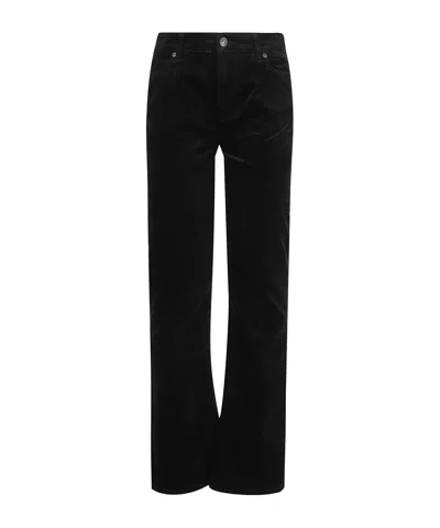 7 For All Mankind Belt-loop Jeans In Black