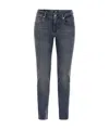 7 For All Mankind Belt-loop Jeans In Black