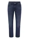 7 For All Mankind Belt-loop Jeans In Blue