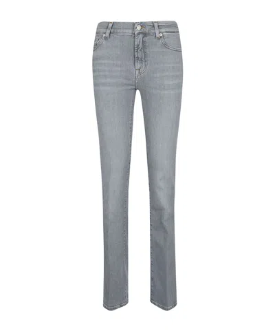 7 For All Mankind Bootcut Five-pocket Jeans In Gray