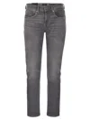 7 For All Mankind Belt Loop Jeans In Gray