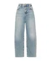 7 For All Mankind Bonnie Tapered Jeans In Gray