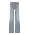 7 For All Mankind Belt-loop Jeans In Gray