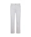 7 For All Mankind Slim Kick High-rise Bootcut Jeans In White