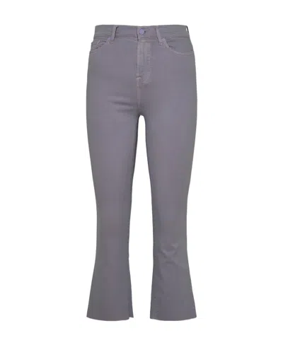 7 For All Mankind Belt Ring Jeans In Gray