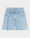 7 For All Mankind Belted Shorts In Kansas