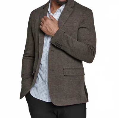 7 For All Mankind Benjamin Blazer In Dark Brown