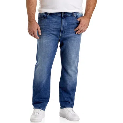 7 For All Mankind Big & Tall Berna Athletic-fit Jeans In Med Wash