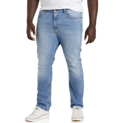 7 For All Mankind Big & Tall Light Wash Jeans In Blue