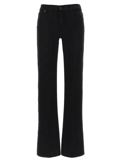 7 FOR ALL MANKIND BLACK BOOTCUT JEANS