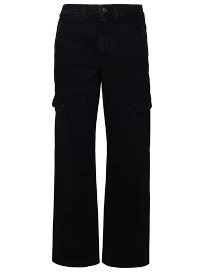 7 For All Mankind Black Cotton Jeans