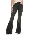 7 For All Mankind Black Megaflare Jean In Black
