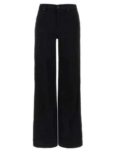 7 FOR ALL MANKIND BLACK MODERN DOJO JEANS