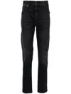 7 For All Mankind The Straight Rinse Classic Straight Jean In Black