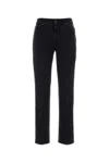7 For All Mankind Calie Straight Denim Jeans In Black