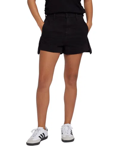 7 For All Mankind Black Tailored Slouch Short Jean In Blue