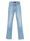 7 For All Mankind Bloom Bootcut Jeans In Blue