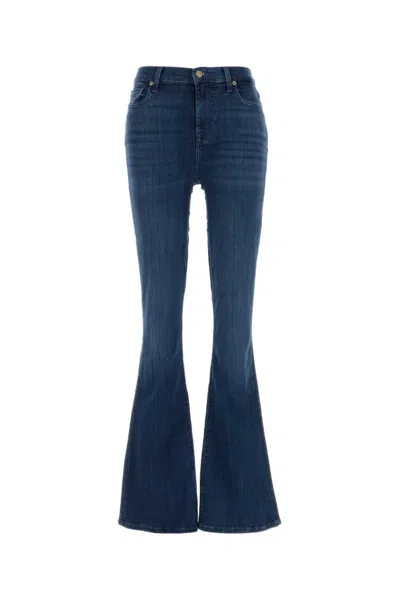 7 FOR ALL MANKIND BLUE HW ALI NEPTUNE JEANS