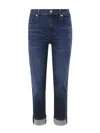 7 For All Mankind Relaxed Skinny' Jeans In Blue