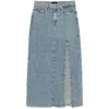 7 For All Mankind Arizona Denim Maxi Skirt Clothing