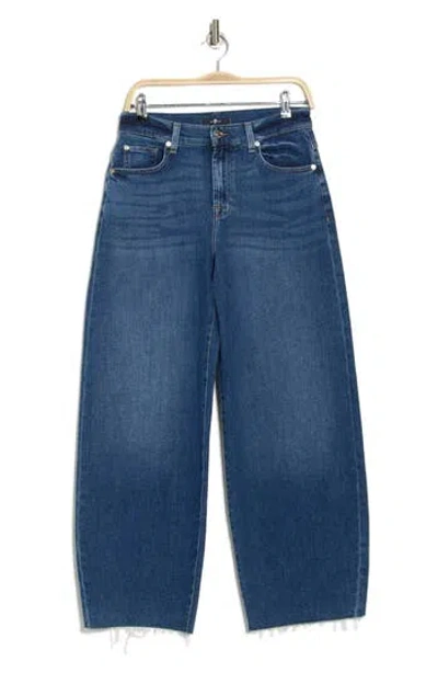7 For All Mankind Bonnie Curvilinear Barrel Leg Jeans In Aga