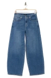7 For All Mankind Bonnie Curvilinear Barrel Leg Jeans In Blue