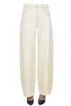 7 For All Mankind Bonnie Curvilinear Jeans In White
