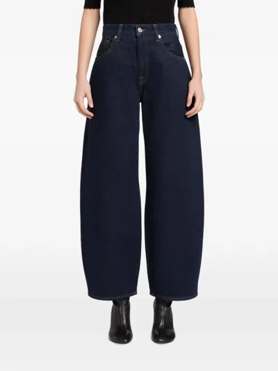 7 For All Mankind Bonnie Curvilinear Jeans In Blue