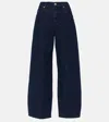7 For All Mankind Bonnie High-rise Barrel-leg Jeans In Bella