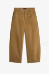 7 For All Mankind Bonnie Trouser Twill Sand Storm In Brown