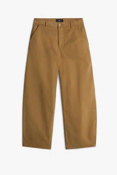 7 FOR ALL MANKIND BONNIE TROUSER TWILL SAND STORM