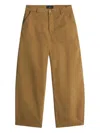 7 For All Mankind Bonnie Trousers In Brown
