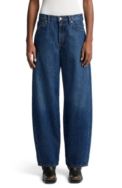 7 For All Mankind Bonnie Twist Seam Barrel Jeans In Blue
