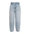 7 For All Mankind Bonnie Wide-leg Barrel Jeans In Blue