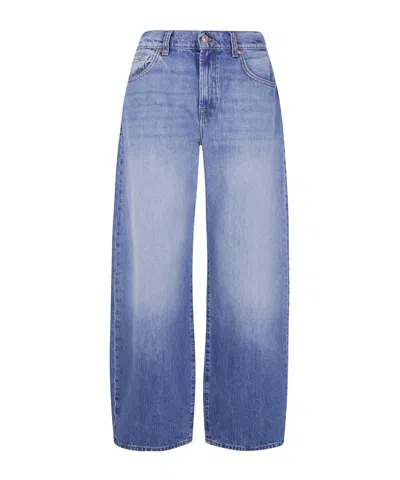 7 For All Mankind Bonnie Wide Leg Denim In Multi