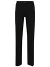 7 For All Mankind Bootcut Denim Jeans With Flared Hem In Black