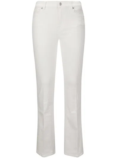 7 FOR ALL MANKIND `BOOTCUT CLOUD WHITE` JEANS
