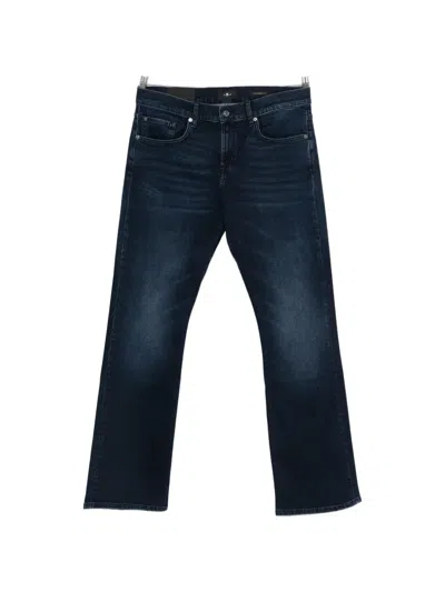 7 For All Mankind Bootcut Denim Jeans In Blue