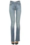 7 For All Mankind Bootcut Groovy Jeans In Blue