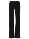 7 For All Mankind Flared Jeans With Pockets And Loops In Black