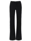 7 For All Mankind Flared Jeans With Pockets And Loops In Black