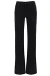 7 For All Mankind Flared Jeans With Pockets And Loops In Black