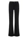 7 For All Mankind Dojo Bootcut Jeans In Black