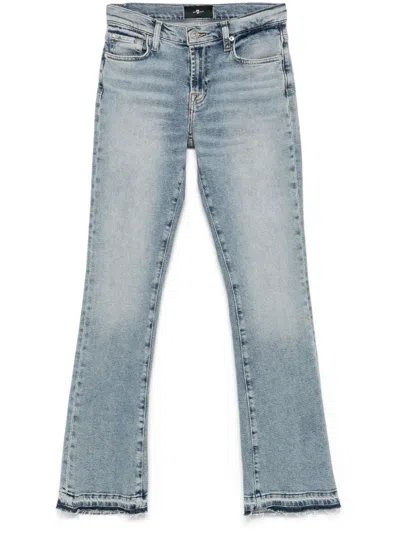 7 For All Mankind Bootcut Jeans In Blue