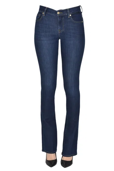 7 For All Mankind Bootcut  Jeans In Blue