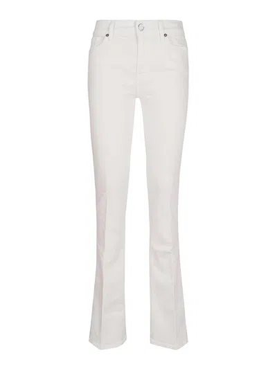 7 For All Mankind Bootcut Jeans In White